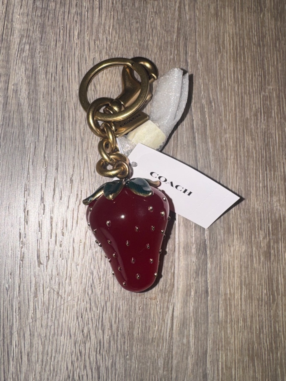 Strawberry Bag Charm